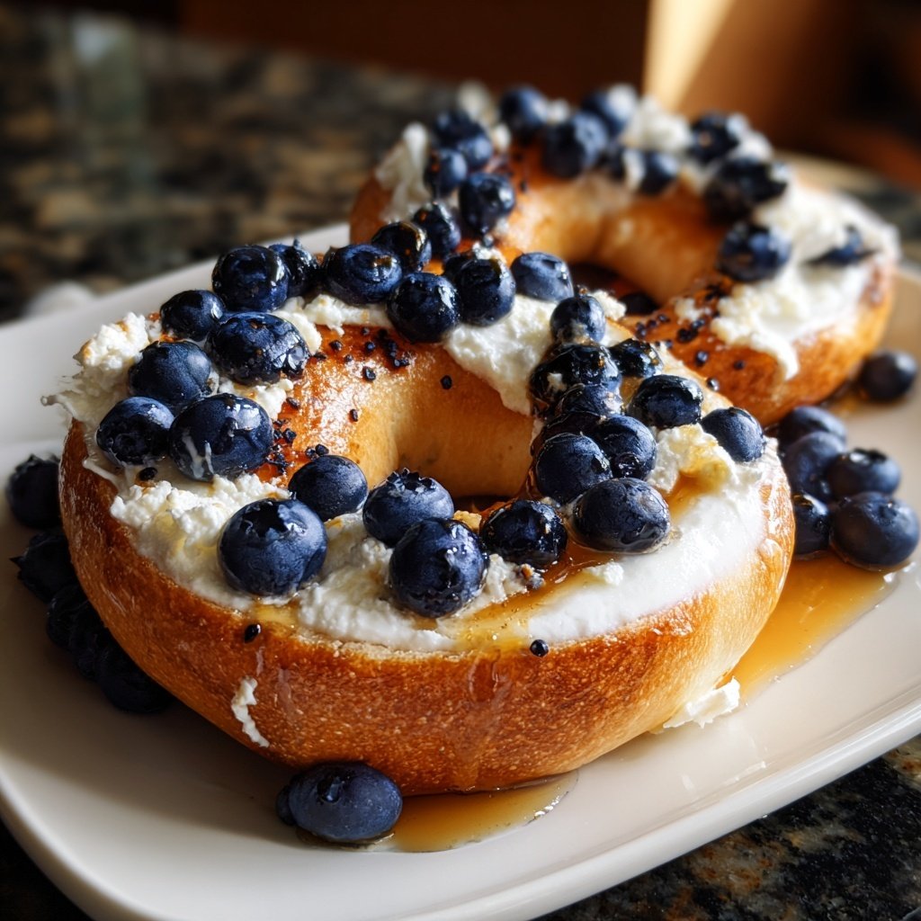 Toasted Yogurt Bagels