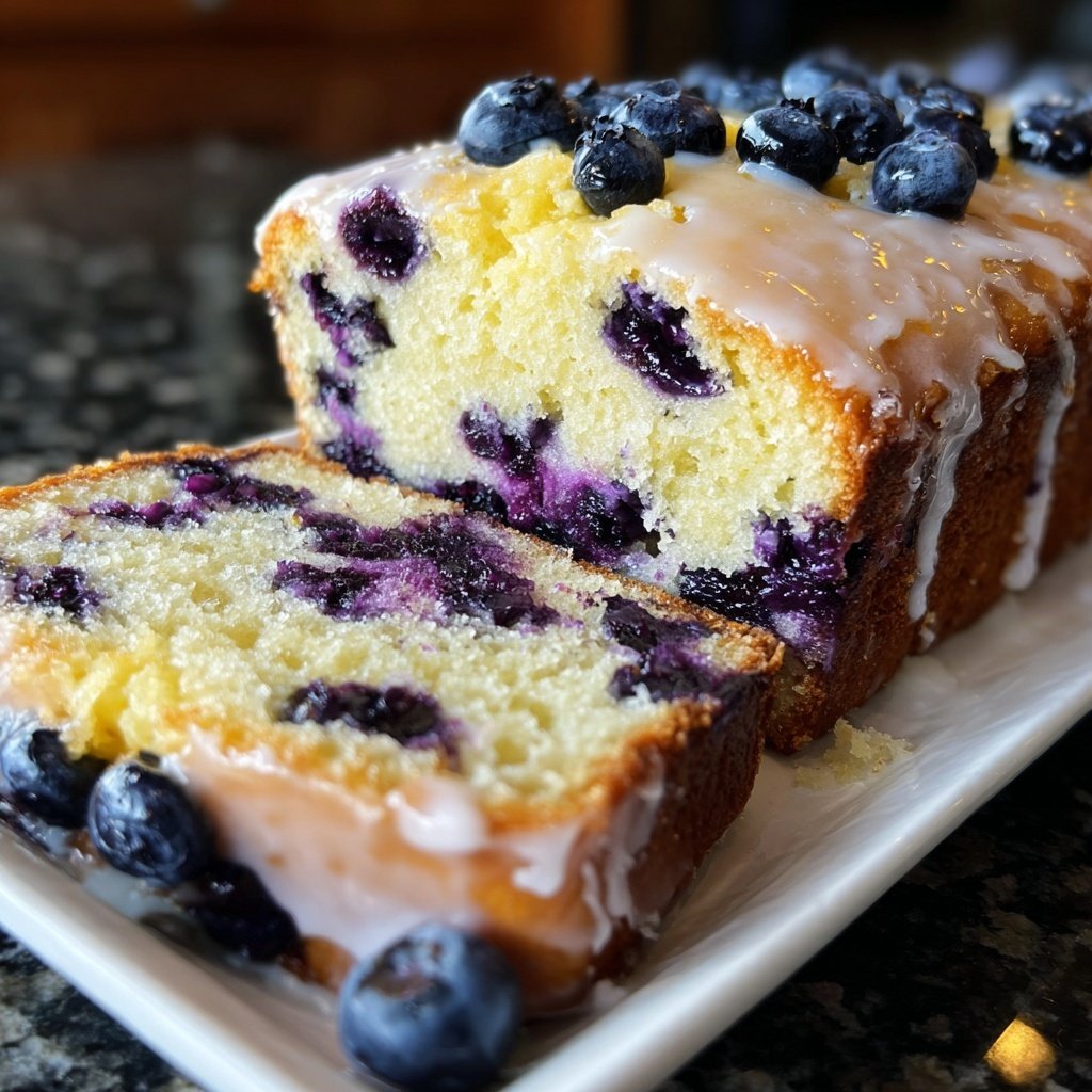 Baking & Desserts Lemon Blueberry Loaf Cake
