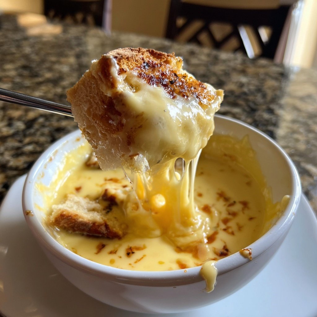 Fondue with Smoked Gouda Blend