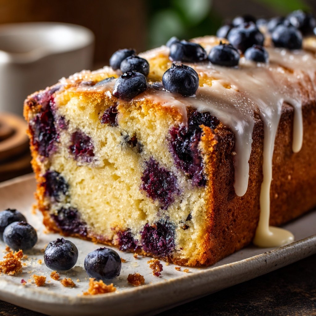 Blueberry Lemon Pound Cake