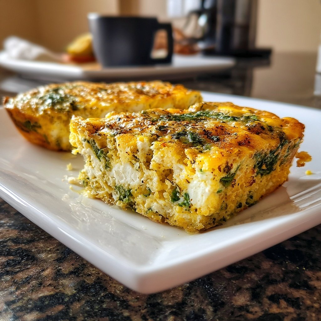 Breakfast Egg And Spinach Bake