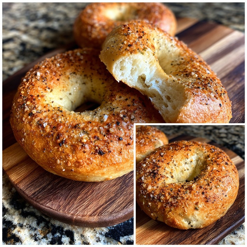 Two Ingredient Air Fryer Bagels