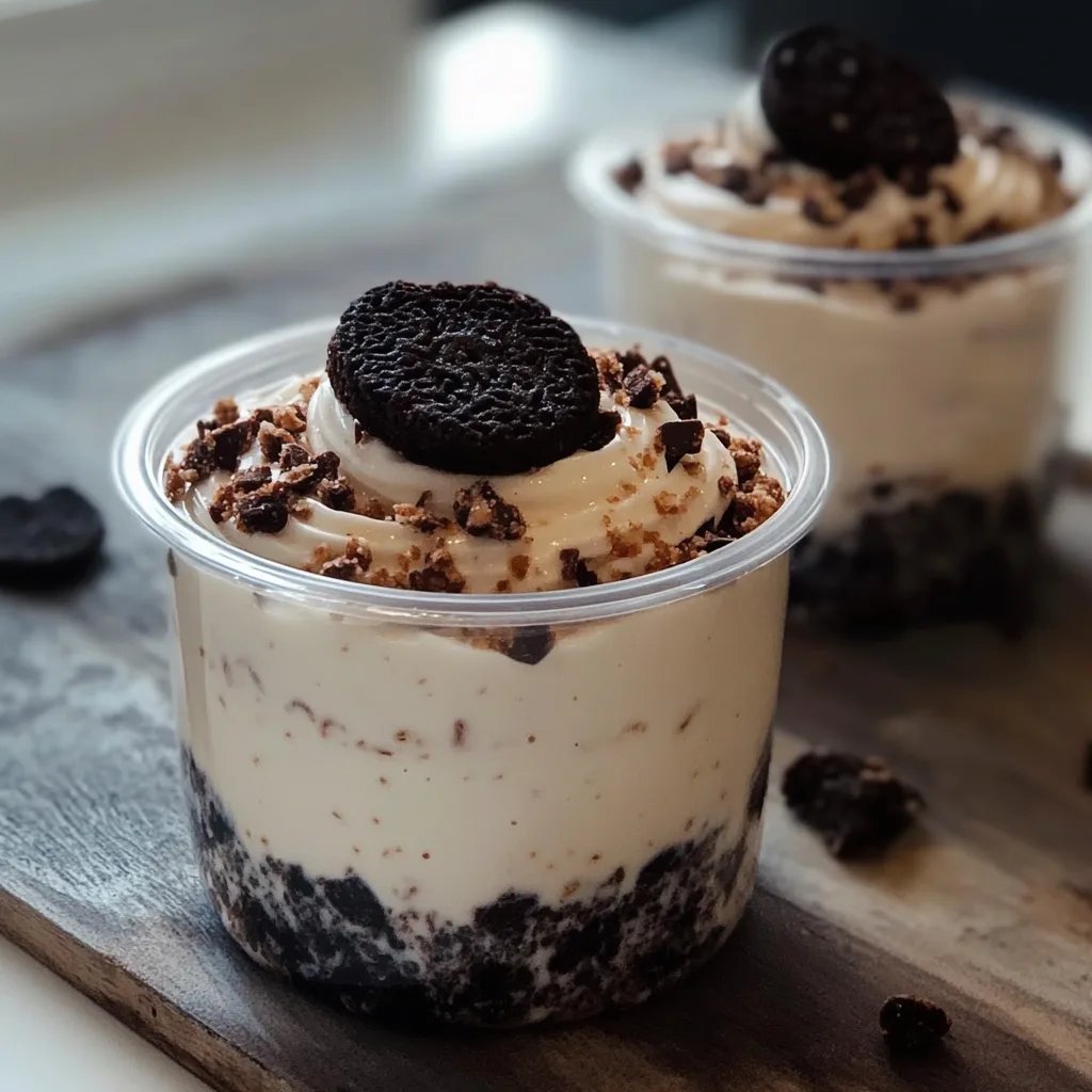 Cookies and Cream Dessert Cups!