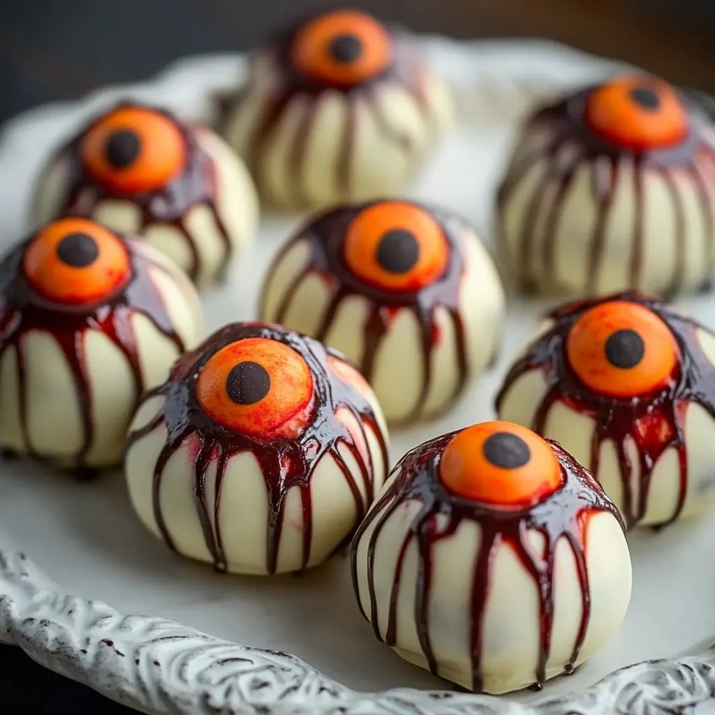 Spooky Eyeball Truffles