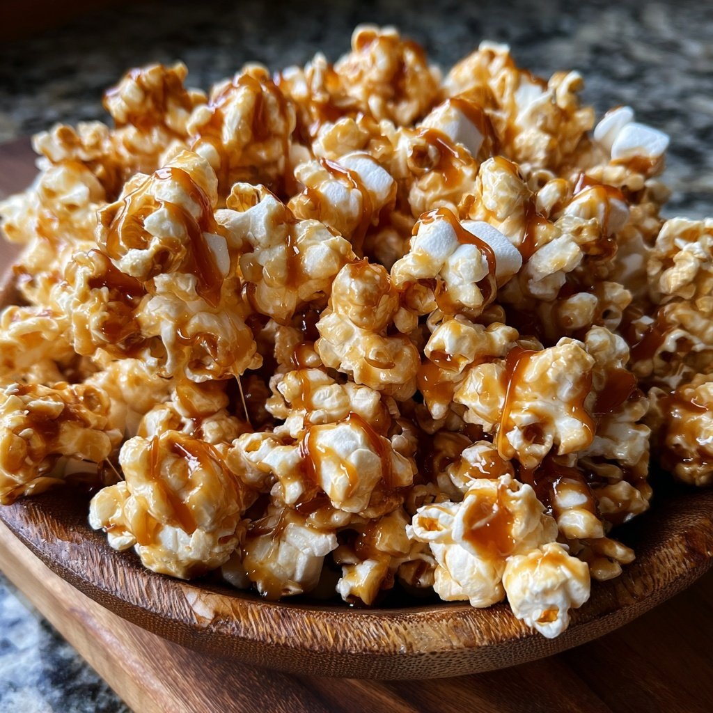 Marshmallow Caramel Corn