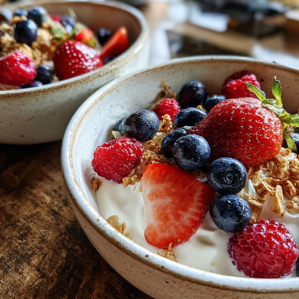 Vanilla Berry Breakfast Bowls