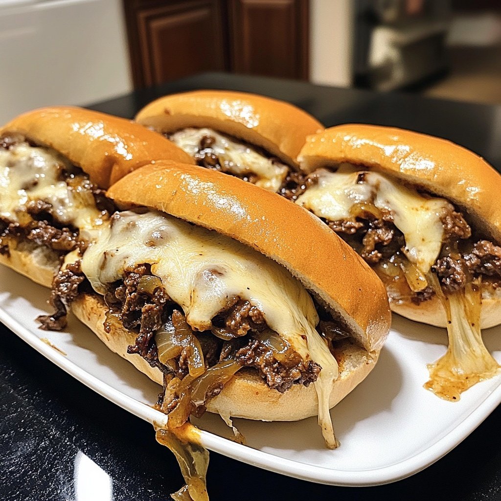 Philly Cheesesteak Sloppy Joes