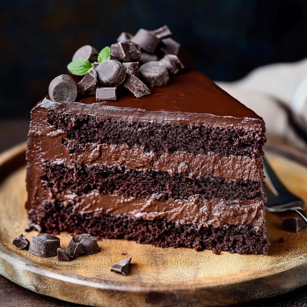 The BEST Healthy Chocolate Cake (NO sugar or fat!)