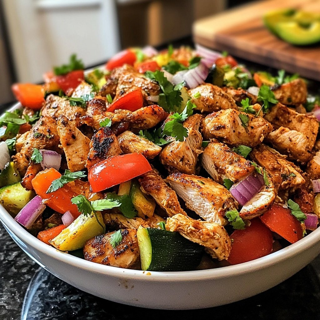 Spicy Crockpot Chicken Shawarma Bowls