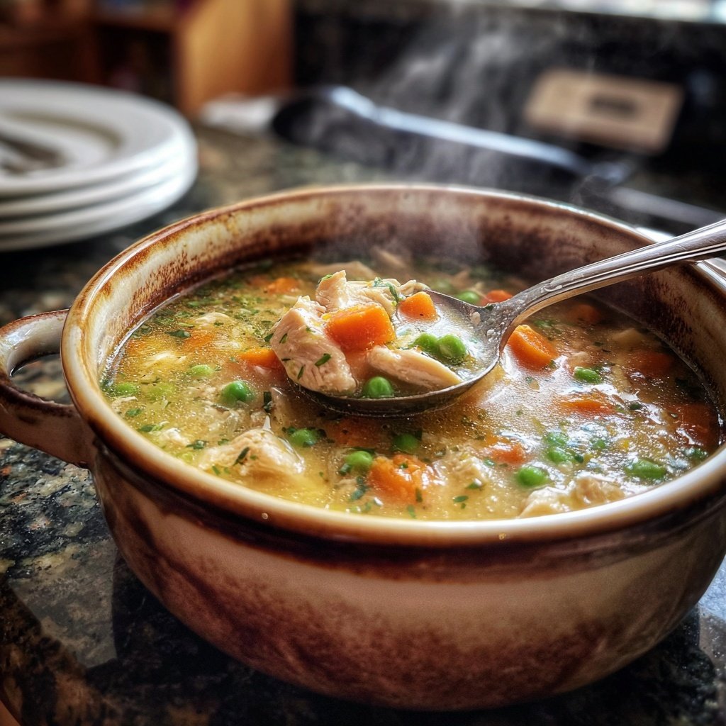 Creamy Chicken And Vegetable Soup