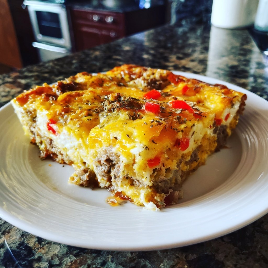 Breakfast Casserole With Eggs And Cheese