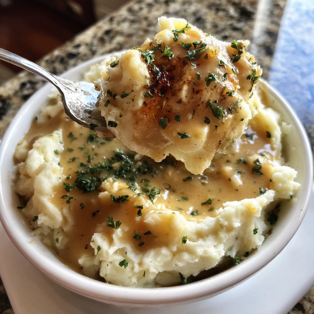 Comfort Food Chicken And Mashed Potatoes
