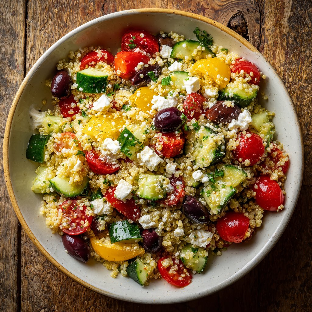 Healthy Dinner Mediterranean Veggie Bowl