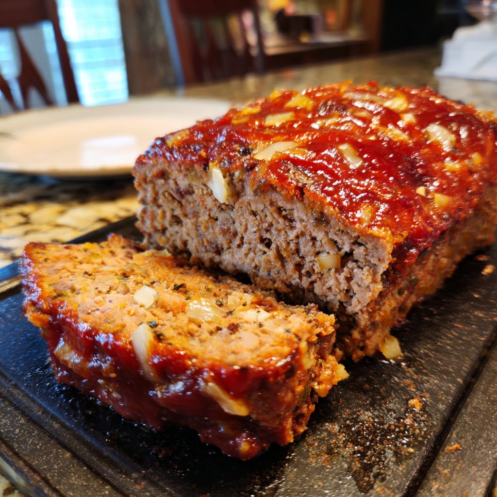 Juicy Homemade Meatloaf